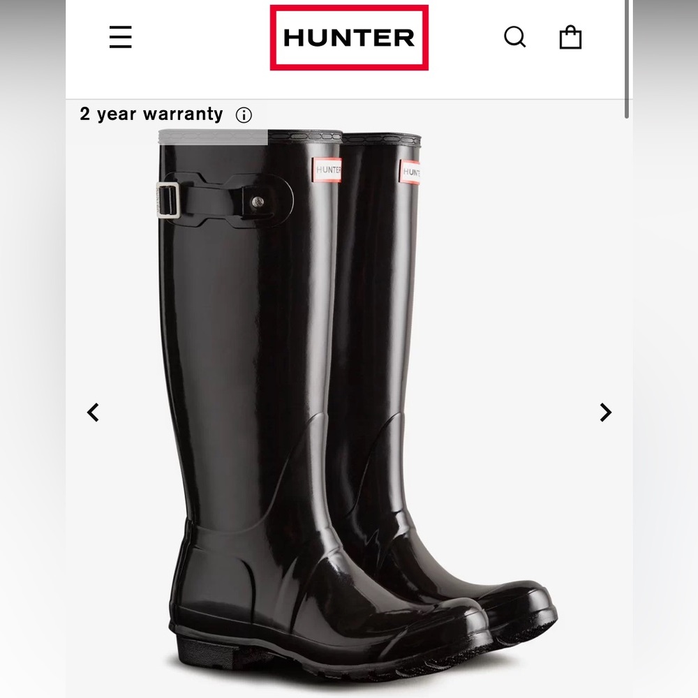 Hunter Rain Boots Size 8 - Picture 7 of 7